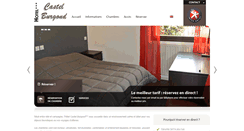 Desktop Screenshot of hotel-dijon-castel-burgond.com